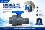 Van Nhựa PVC Rắc Co RN 49 Xả Đáy Bồn Nước, Lắp Ống PVC 49/48, Ren Ngoài 1.1/2, KODA (BH2 Năm Đổi Mới)