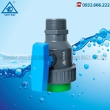 Van Nhựa PPR Rắc Co RN 49 Xả Đáy Bồn Nước, Lắp Ống Nhiệt 50 PPR, Ren Ngoài 49, KODA (BH2 Năm Đổi Mới)