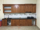 Tủ bếp gỗ sồi (tần bì)