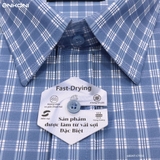 Áo Sơ Mi Ngắn Tay Classic Nhanh Khô Enkoni C7013