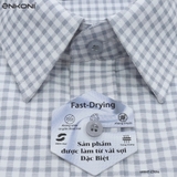 Áo Sơ Mi Ngắn Tay Classic Nhanh Khô Enkoni C7014