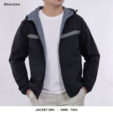 Áo Khoác Gió 2 Lớp Enkoni T003