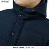 Áo Khoác Phao Chần Bông Enkoni Túi Khóa T002