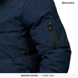 Áo Khoác Phao Chần Bông Enkoni Túi Khóa T002