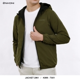 Áo Khoác Gió 2 Lớp Enkoni T001