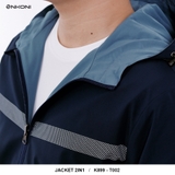 Áo Khoác Gió 2 Lớp Enkoni T002