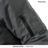 Áo Khoác Phao Chần Bông Enkoni Túi Khóa T004