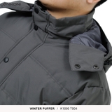 Áo Khoác Phao Chần Bông Enkoni Túi Khóa T004