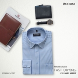 Áo sơ mi dài tay Enkoni vải nhanh khô classic C7017