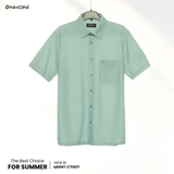 Áo Sơ Mi Ngắn Tay Classic Nhanh Khô Enkoni C7007