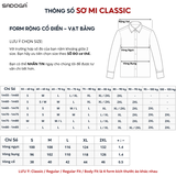 Áo sơ mi Regular ôm vừa Enkoni vải nhanh khô C7016