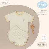 Nous cài vai cộc petit kẻ xanh cốm