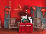 Backdrop thun cao cấp 3mx2m3 canvas “ Tết là để về nhà”
