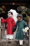 Bộ ngũ thân đỏ size 7y