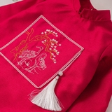 Áo dài Ngọc Tùng đỏ