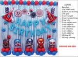 Set bóng bay sinh nhật siêu nhân 31900