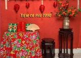 Vải trang trí tết