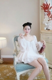 Set áo tơ cổ đá freesize ( CHOUCHOU)