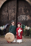 Bộ ngũ thân đỏ size 7y