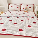 Chiếu điều hoà cao su non chấm bi đỏ