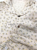 Bộ pijama  xô muslin organic be  hoa nhí