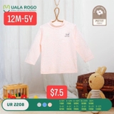 Aó giữ nhiệt Uala rogo hồng 12-18m