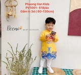 Aó dài gấm vàng  in rồng sz 130