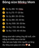 Bộ minkymom thu đông thun gân phối viền