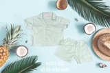 Bộ đồ tơ đũi cho bé- unisex