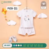Bộ ngắn tay Uala Rogo màu xám / UR2227 - 9-12m