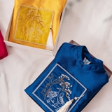 Áo dài Ngọc Tùng vàng