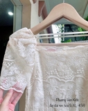 Áo dài ren hoa