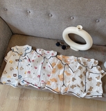Bộ pijama đũi xốp - ship random màu