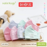 Khẩu trang kháng khuẩn uala rogo - set 2c random