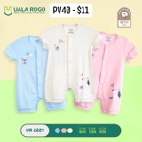 Bộ  bodysuit cộc Uala Rogo  màu hồng / UR2229