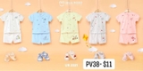 Bộ Uala Rogo  màu vàng / UR2221- 6-9m
