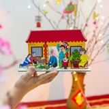 Decor gỗ 3d ngày Tết