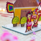 Decor gỗ 3d ngày Tết