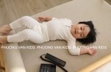 Bộ minkymom thu đông thun gân cúc giữa