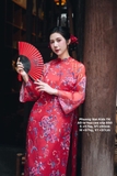 Áo dài Diên Sa - tơ cao cấp