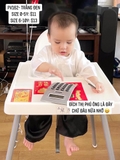 Bộ lụa trắng, quần đen cho bé