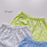 Bộ cotton sược mềm in khủng long