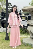 Bộ gấm dệt phối tơ size L