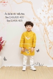 Áo dài lân nhi vàng