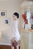 Set áo tơ cổ đá freesize ( CHOUCHOU)