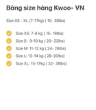 Bộ kwoo hình thú thu đông - vàng