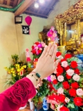 Thỉnh dây Lu Thống - đá ngọc sơn thuỷ chạm kim tiền