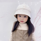 Mũ vintage be hoa nhí - vòng đầu 50cm
