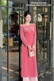 Áo dài nhung mềm Ngọc Kiều size L