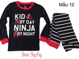 Bộ cotton hàng XNVK xịn- mẫu 12 ( size US)